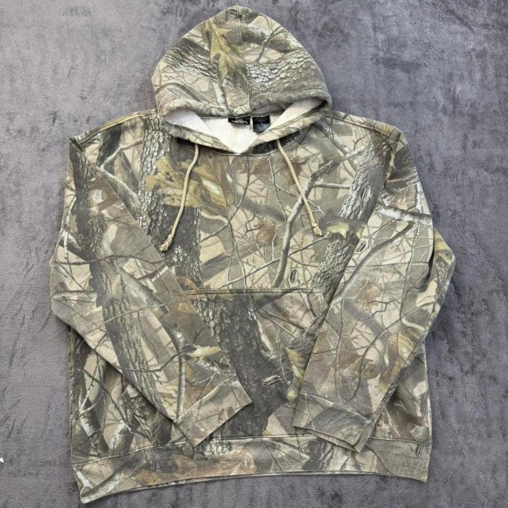 Vintage RedHead Realtree All Over Camo Hoodie Sweatshirt Large